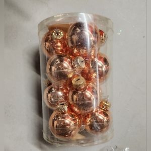 12 pk Mini Glass Ornaments